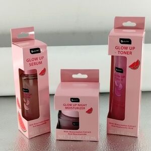 B pure moisturizer serum and toner